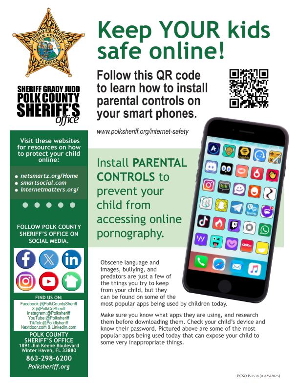 Internet Safety flier