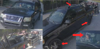 Suspects and suspects' truck